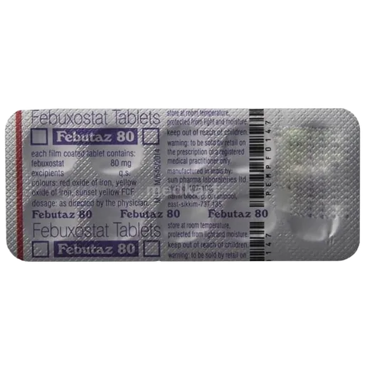 febutaz 80mg tablet 10's